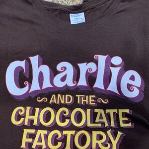 Charlie and the Chocolate Factory Shirt jersey top Women XXL